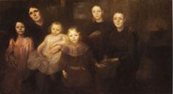 Eugene Carriere The Painter's Family France oil painting art